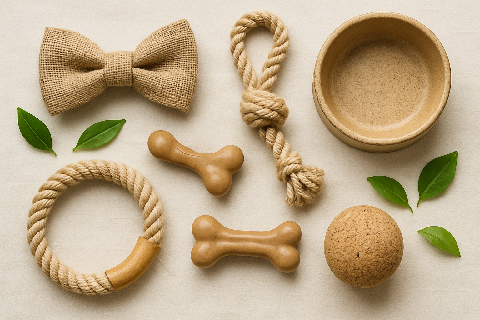 Eco-friendly pet toys and accessories